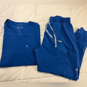 Mim Scrubs ROYAL BLUE TOP/JOGGER women